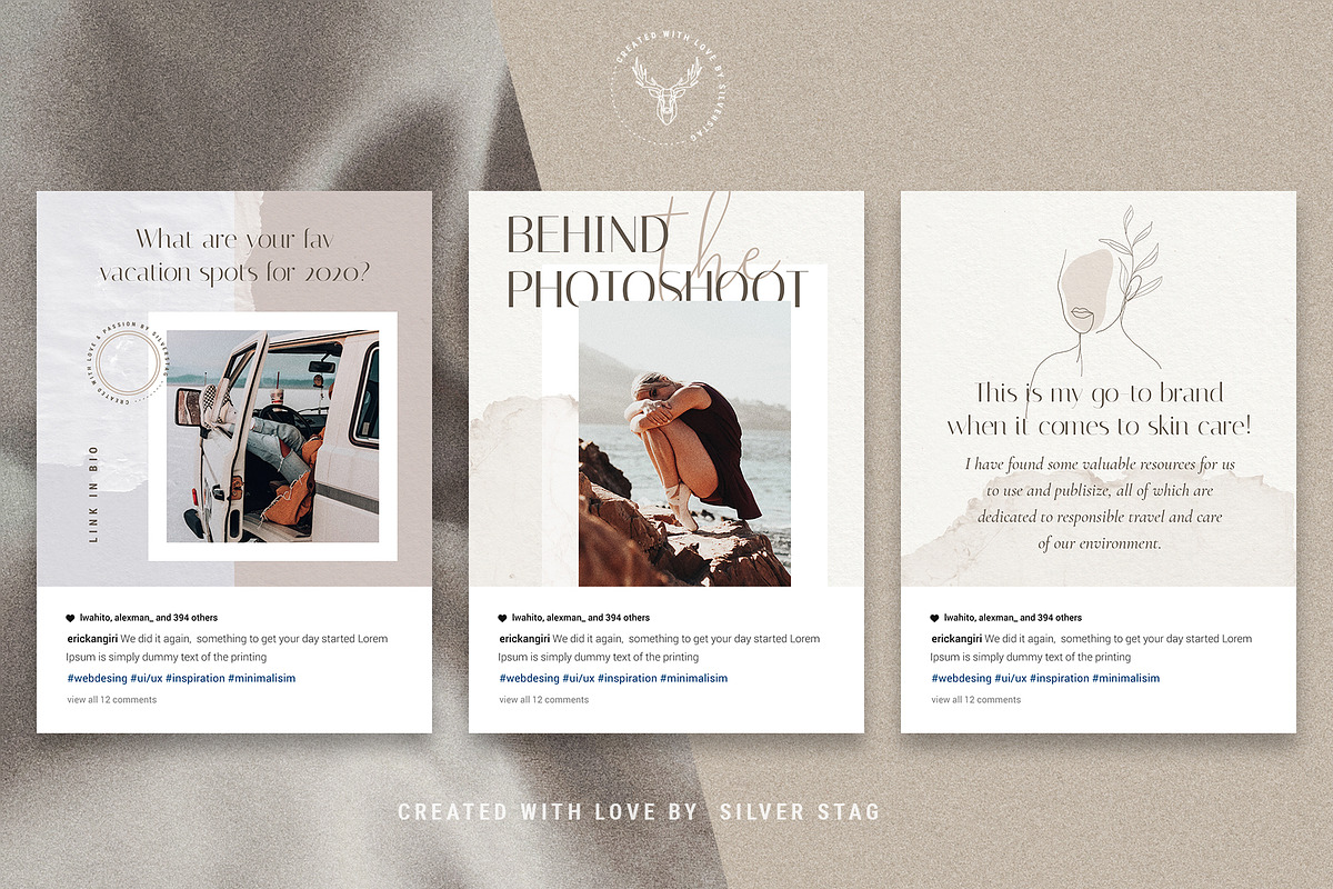 Elodie - 60 Animated Posts & Stories, a Social Media Template by SilverStag Type Foundry (Photo 37 of 48)