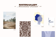 Minimalist abstract posters gallery, a Background Graphic by Yuliia Lashevska (Thumbnail 3 of 9)