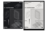 Abstract Futuristic tech Posters, a Technology Illustration by Andrew_Derr (Thumbnail 4 of 10)