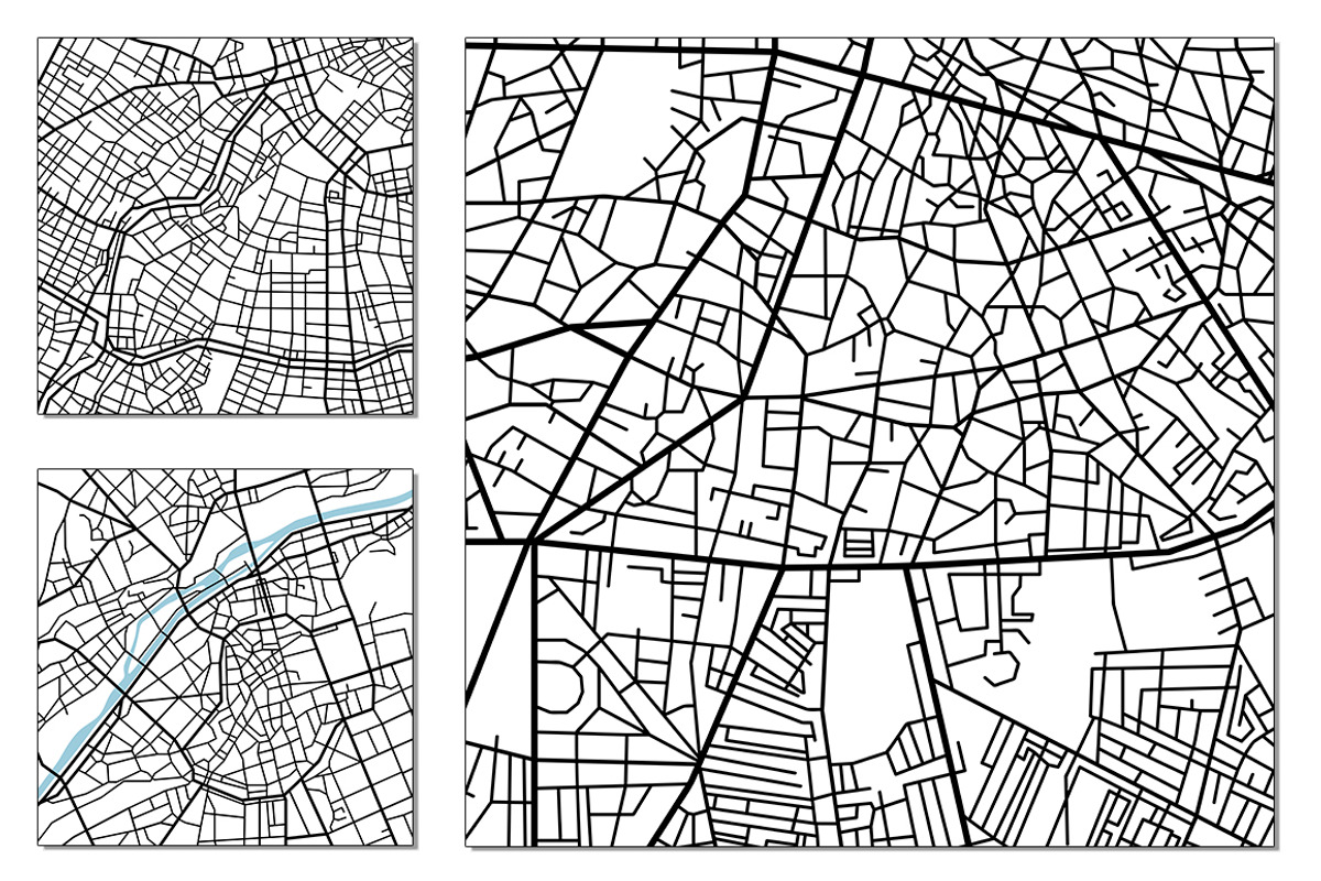 15 street maps textures, a Texture Graphic by Lina_Lisichka (Photo 5 of 9)