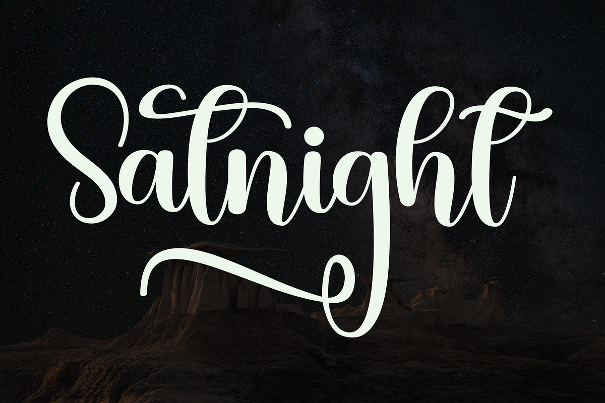 Satuday, a Handwritten Font by FreshTypeINK (Photo 7 of 7)