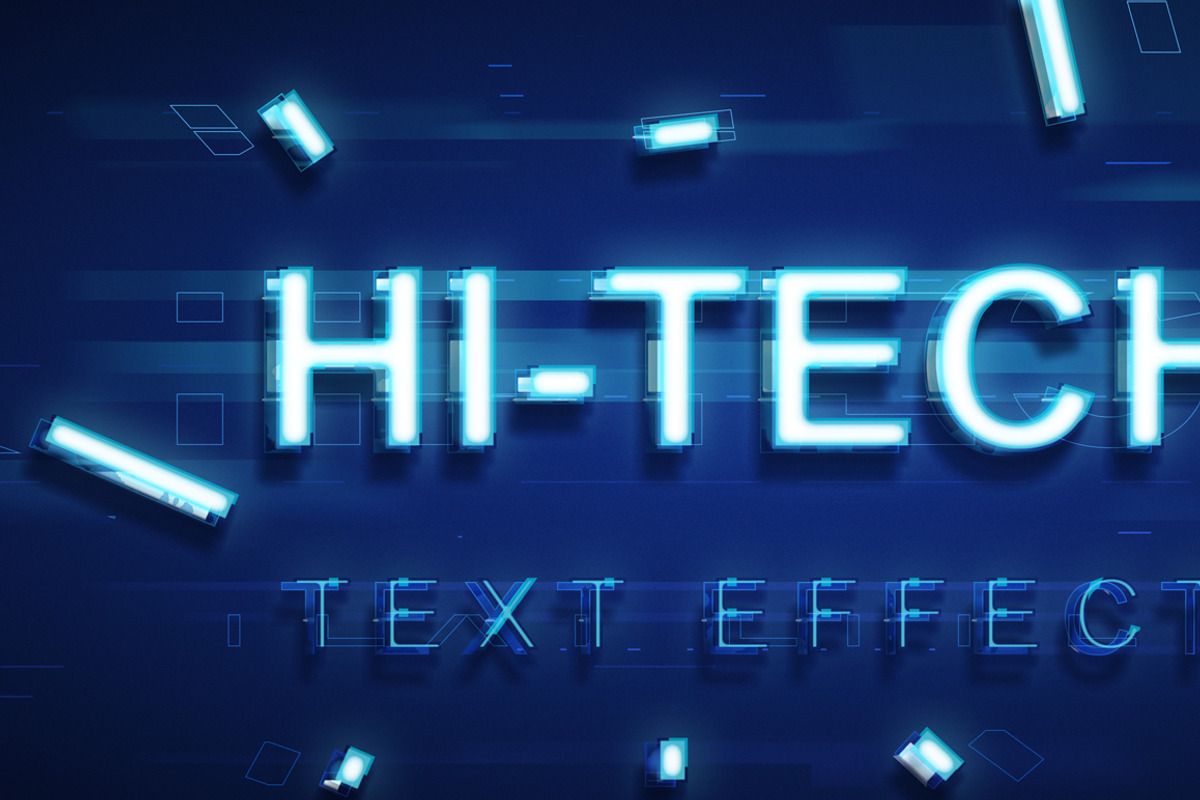 Glitch Text Effect, a Layer Style Add-On by Evlogiev Studio (Photo 4 of 11)