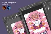 Playful Valentines's Day Flyer Templ, a Flyer Template by Huge Dream Studio (Thumbnail 4 of 5)