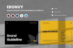 Scientific Brand Guideline, a Branding & Logo Template by productype1