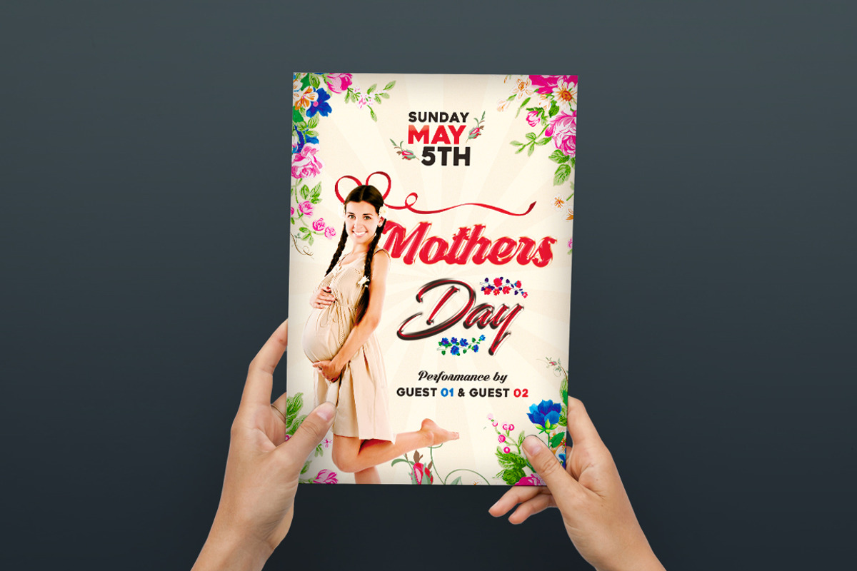 Mother's Day - Flyer / Poster 02, a Flyer Template by VectorMedia (Photo 5 of 8)