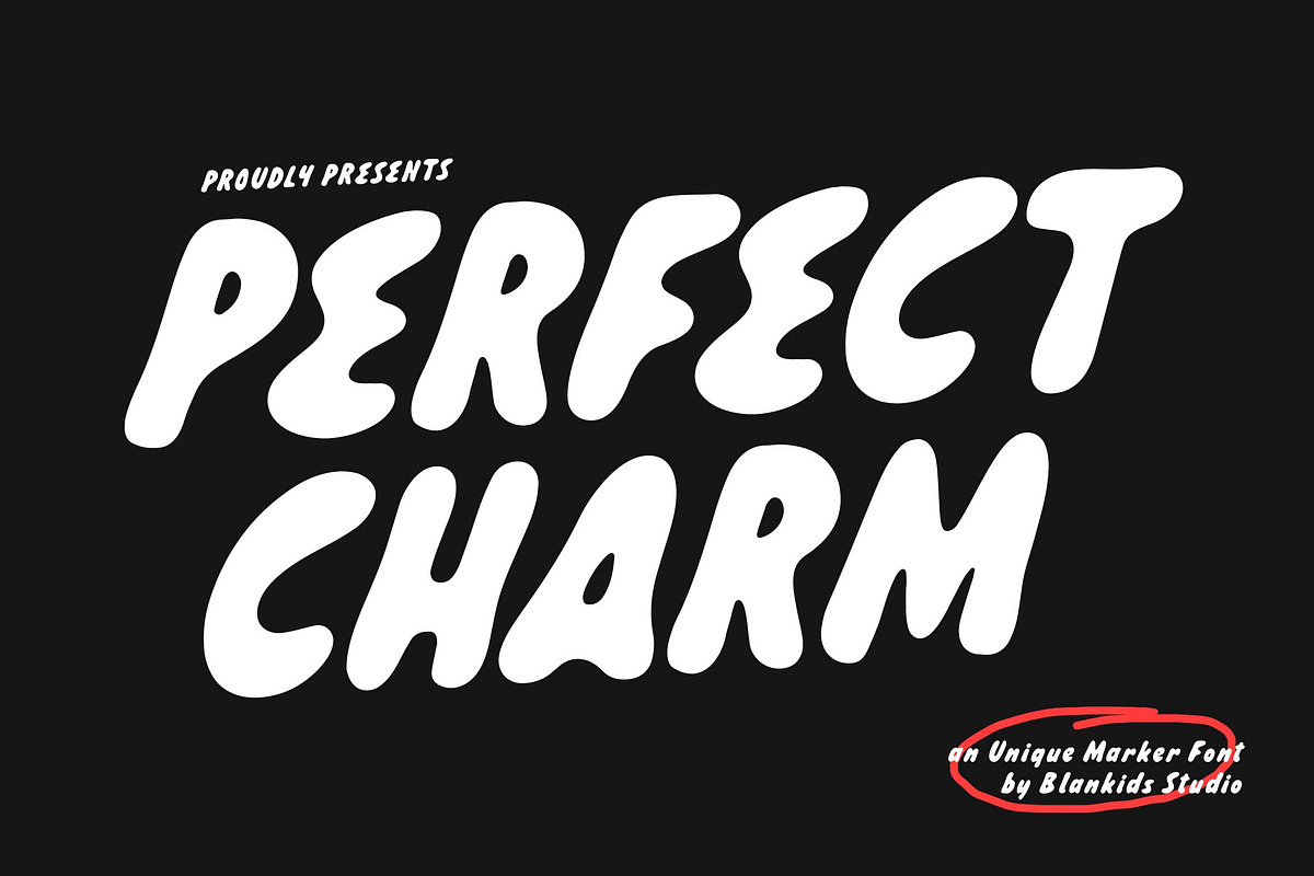 Perfect Charm an Unique Marker Font, a Handwritten Font by Blankids Studio (Photo 1 of 12)