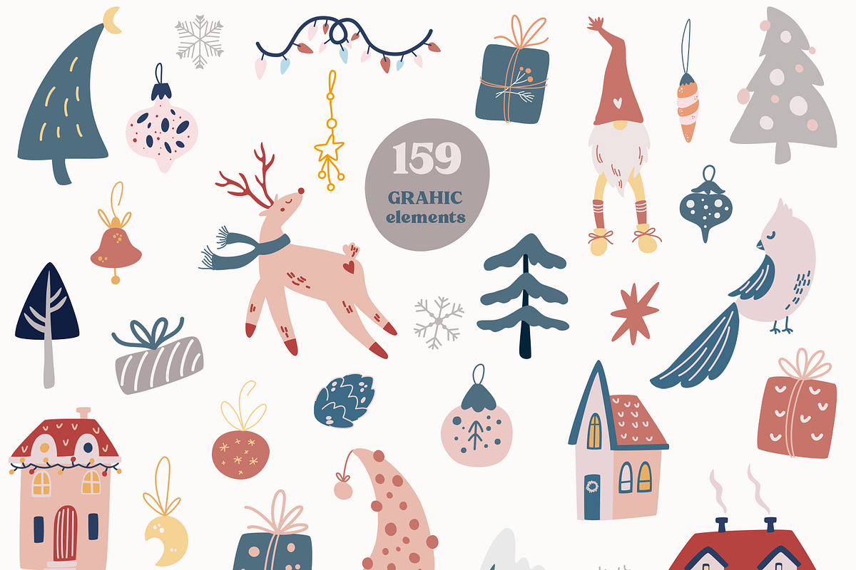 Cozy Christmas Cards & Patterns, an Object Graphic by PawLoveArt (Photo 3 of 14)