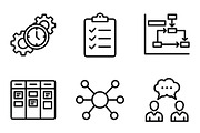 350 Project Management Icons, an Outline Icon by adenpinkstore (Thumbnail 11 of 14)