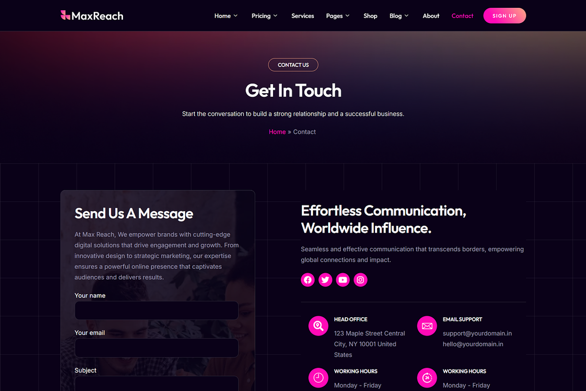SEO & Digital Agency WordPress, a WordPress Template by Elite Templates (Photo 10 of 10)