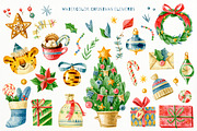 Christmas tigers. New Year cute set., an Animal Illustration by babenkoirusa (Thumbnail 3 of 17)