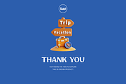 3D Trip & Traveling Icon, an Object 3D Model by SLAB! Design (Thumbnail 4 of 4)
