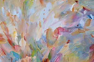 Abstract oil painting texture with expressive pastel brushstroke, an Illustration by Studio ANNA