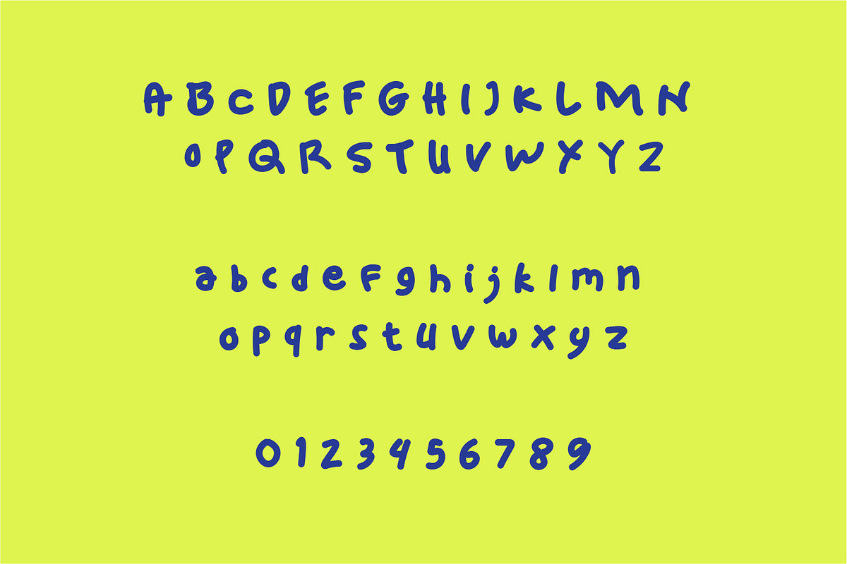 Sticky Bold, a Font by WAP (Photo 4 of 6)