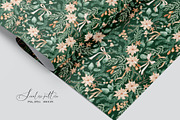 Festive Christmas Botanical Pattern, a Pattern Graphic by SirenaArt (Thumbnail 9 of 15)