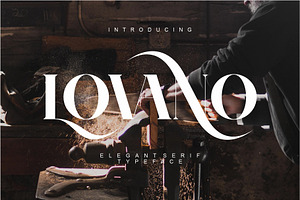 LOVANO Elegant Serif Typeface