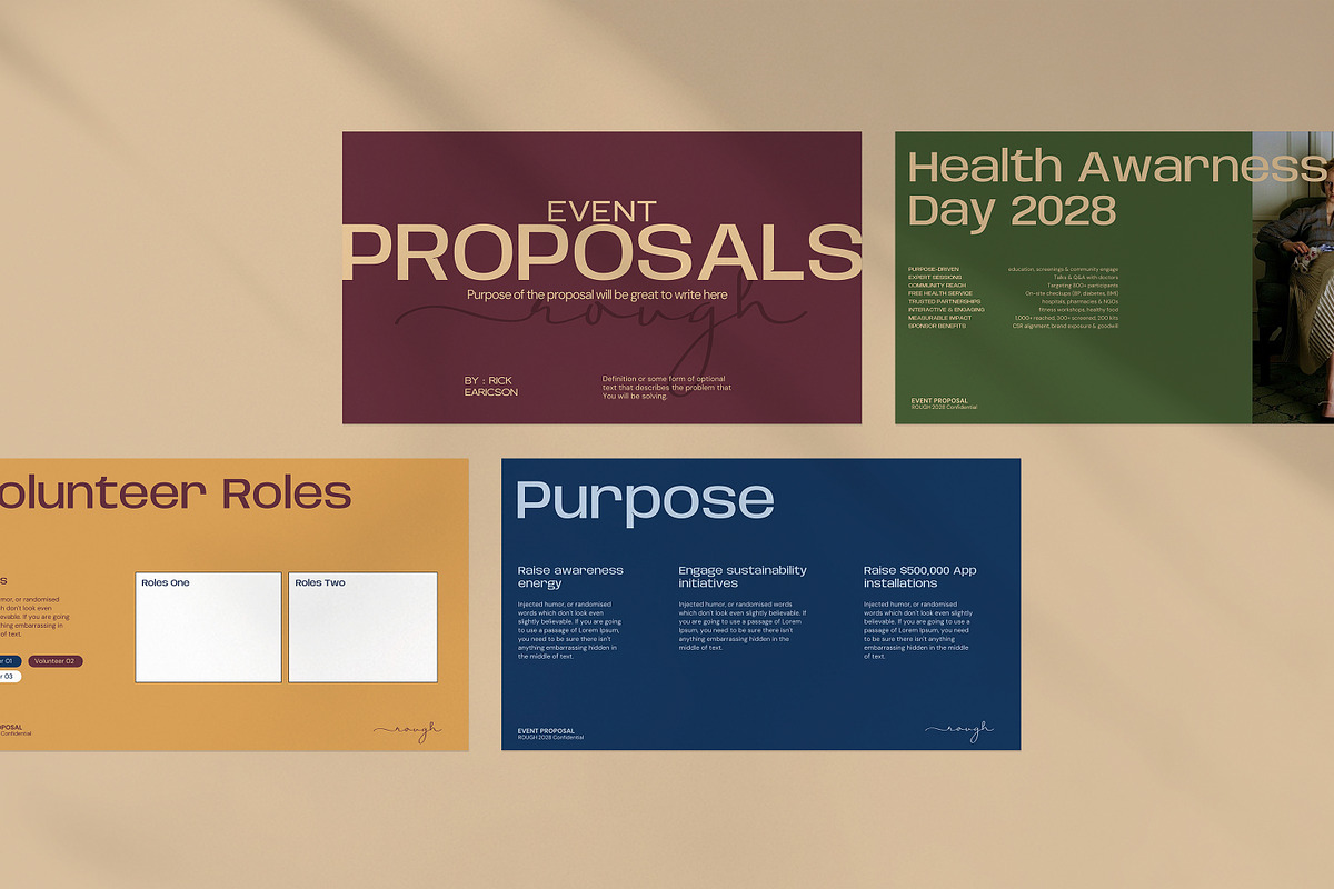 ROUGH Event Proposal Template preview 8