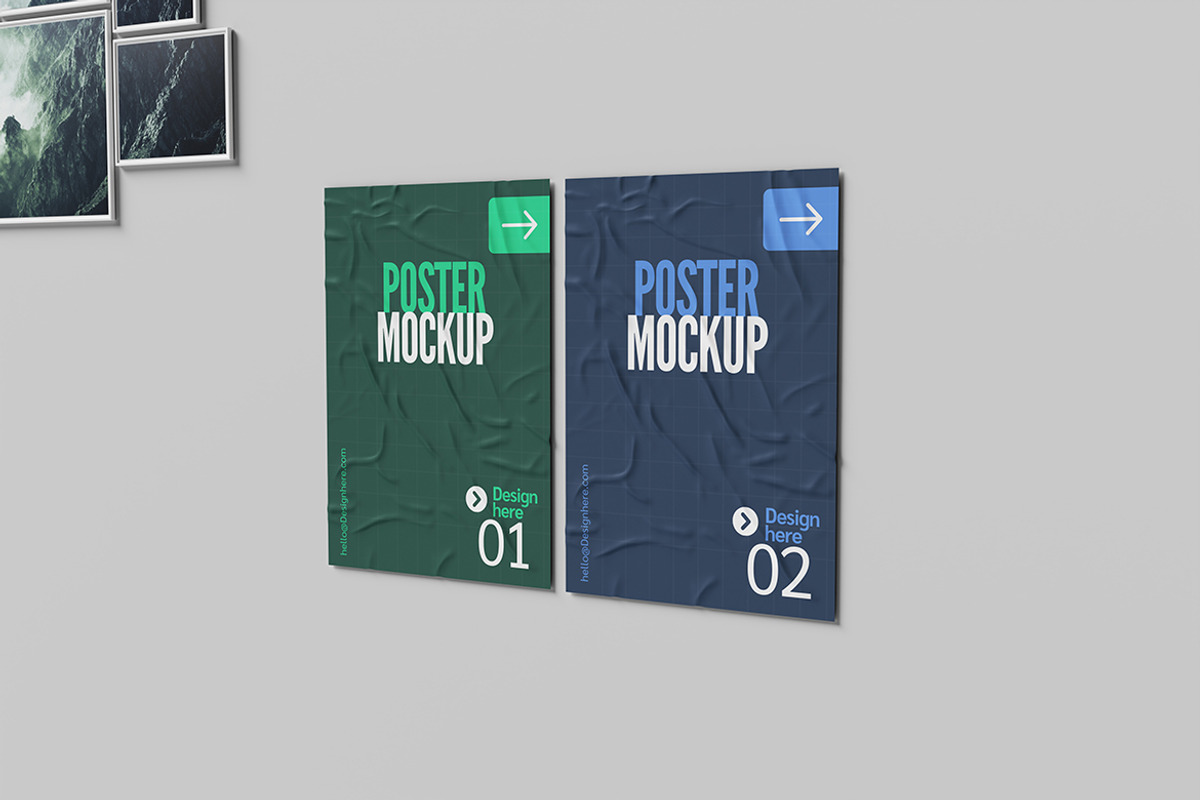 Poster Mockup, a Product Mockup by seramoe (Photo 2 of 5)