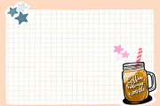 Grid Note, a Stationery Template by ⭐️  Little Star ⭐️ (Thumbnail 1 of 2)