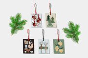 Christmas Cards & Hang Tags, a Card Template by PixelPencil (Thumbnail 2 of 2)