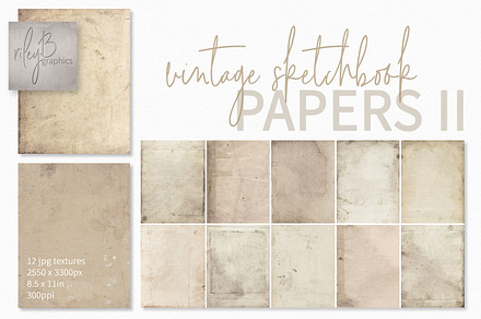 25 Vintage Isolated Papers | Textures ~ Creative Market
