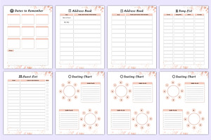 Wedding Planner Canva Template