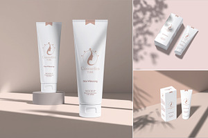 Cosmetics Tube Mockup