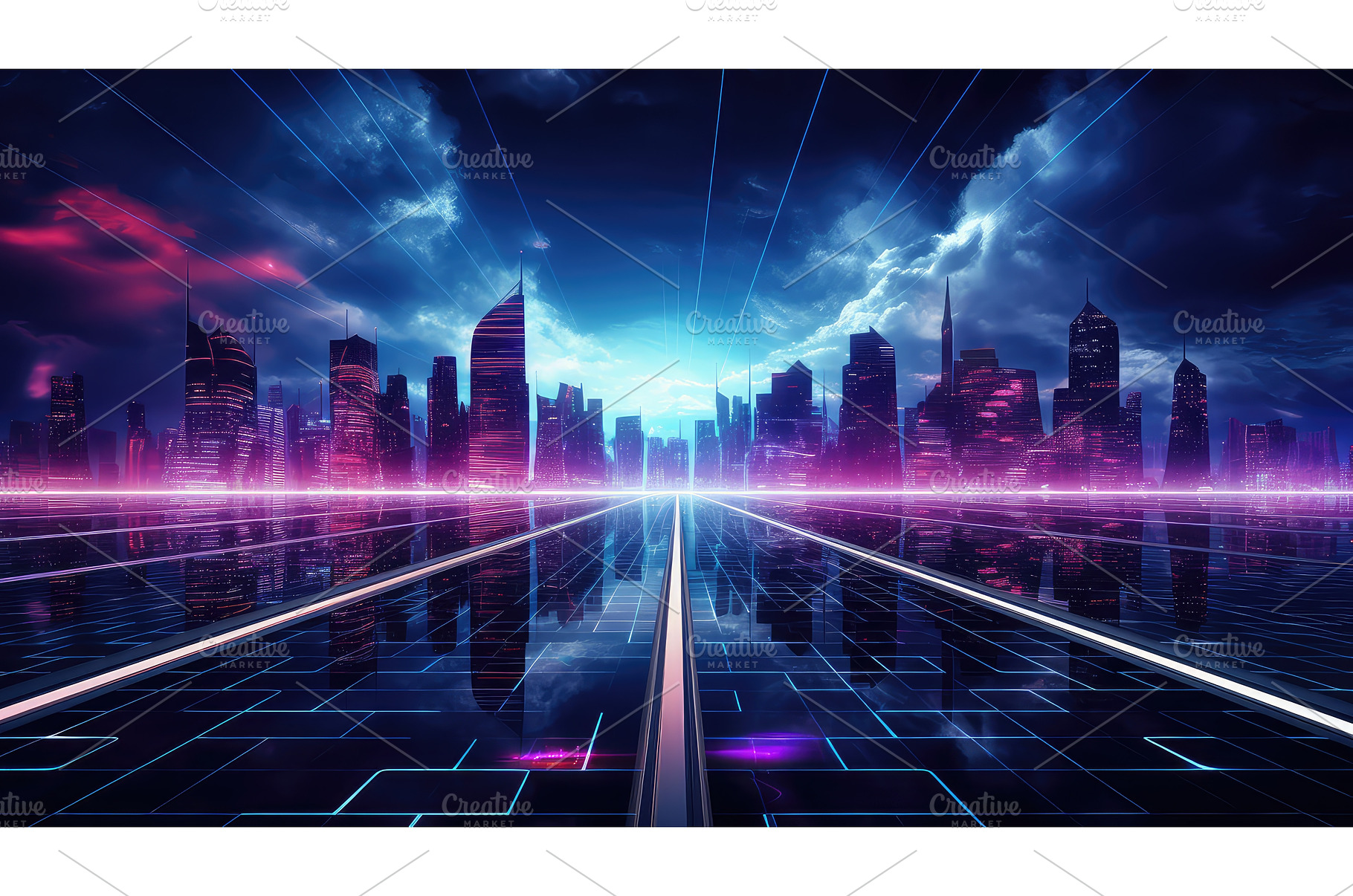 pavement building road background ai, a Transportation Photo by pikepicture