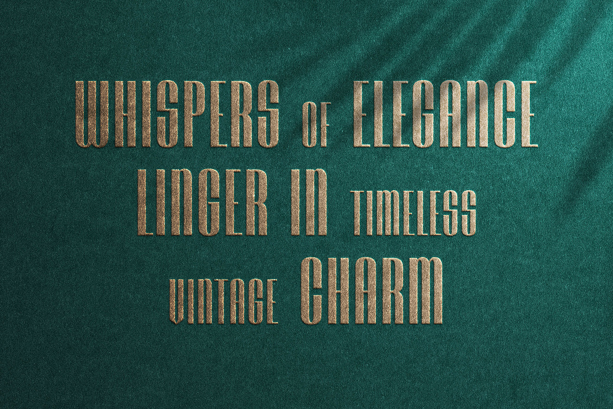 Hustlers - Art Deco Font, a Sans Serif Font by Krismagraph (Photo 10 of 12)