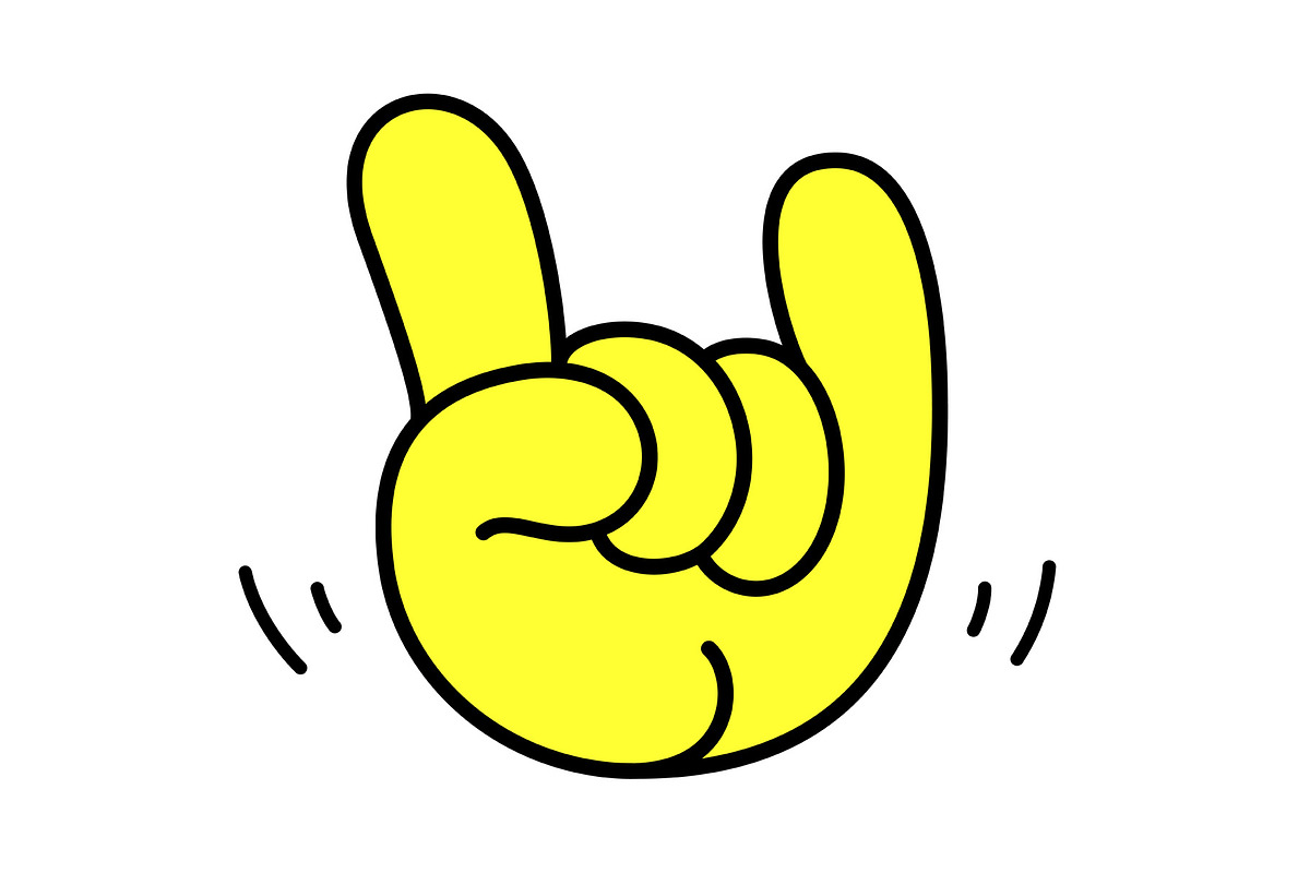 Rock. Hand sign. Gesture fingers, a Person Illustration by Foxys Graphic (Photo 2 of 3)