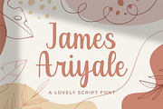 James Ariyale - Handwritten Font, a Handwritten Font by StringLabs (Thumbnail 1 of 13)