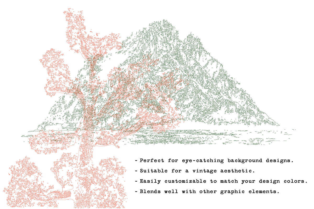 Negative Space Nature | Vector Art, a Graphic by teenyweenyday (Photo 3 of 4)