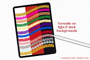 Tinsel Procreate Brush Set, a Brush Add-On by AngelfishCreative (Thumbnail 3 of 11)