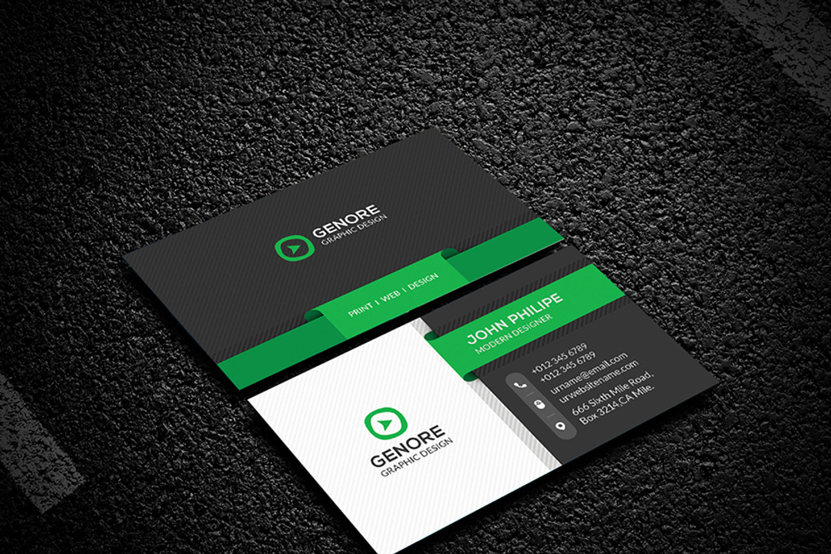 Corporate Business Card, a Business Card Template by Creative_Arts (Photo 3 of 4)