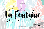 La Fontaine Brush Font, a Script Font by Renata Chizhikova (Thumbnail 2 of 7)