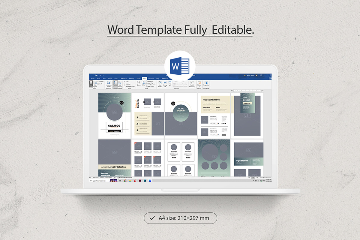 Catalog Brochure Template, Ms Word, a Brochure Template by Creativity-Design (Photo 9 of 9)