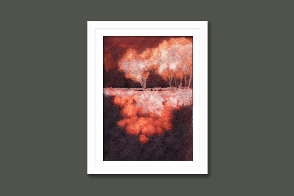 Dark Dreams- watercolor art, a Background Graphic by Marmoris.Arts (Photo 6 of 28)