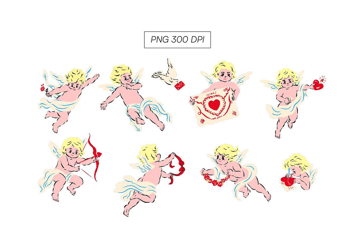 Valentine's Day Patterns and Png Set, a Pattern Graphic by Nansirins Studio (Photo 6 of 7)