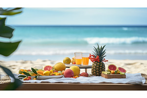 ocean table nature ai generated, a Nature Photo by pikepicture
