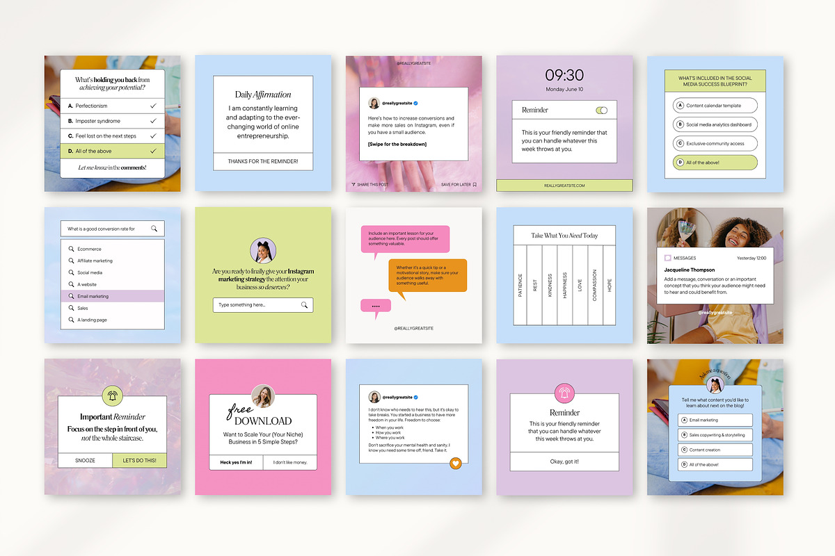 Instagram Creator for Coaches Canva, a Social Media Template by Fallon Gerst (Photo 12 of 47)