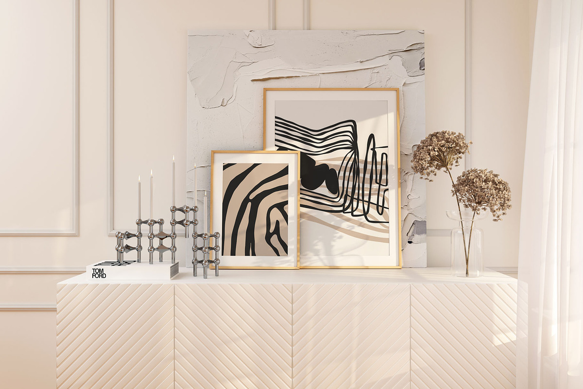 Feminine abstract poster gallery, a Person Illustration by Anastasy_helter (Photo 29 of 32)