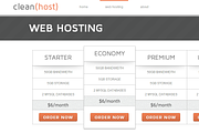 CleanHost - Hosting Template, a Websites & App Template by redream (Thumbnail 2 of 4)
