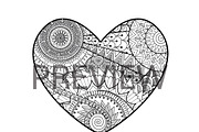 35 Valentine's coloring, an Animal Illustration by Somjai King (Thumbnail 26 of 36)