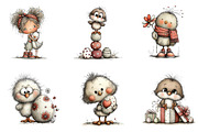 Whimsical Easter Chick Clipart, an Illustration by CreationArt (Thumbnail 3 of 6)