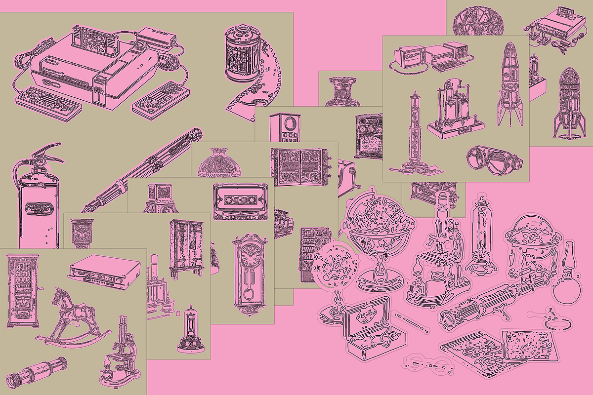 Vintage Technology Master Collection, a Technology Illustration by 159room.studio (Photo 3 of 6)