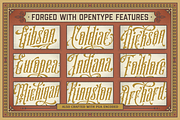 S&S Amberosa, a Font by Spencer & Sons Co. (Thumbnail 6 of 9)