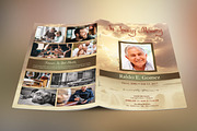 Forever Funeral Program Template PSD, a Templates & Theme by Godserv Designs (Thumbnail 3 of 6)