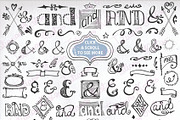 Handsketched ampersand decor set 2, a Symbol Font by Tatianakost49 (Thumbnail 3 of 3)