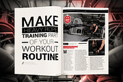 Muslce Fitness Magazine, a Magazine Template by Radomir (Thumbnail 7 of 8)