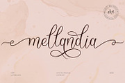 Mellandia, a Script Font by sabrcreative (Thumbnail 1 of 12)