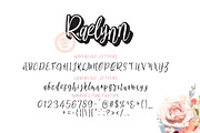 Raelynn Regular | script layer, a Handwritten Font by Barkah (Thumbnail 2 of 7)